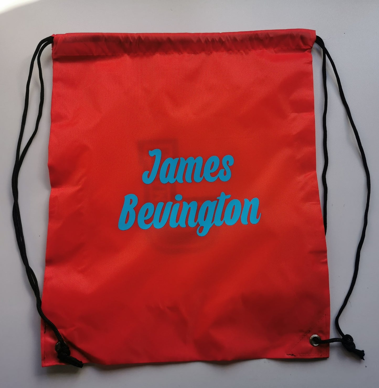 Personalised Drawstring PE Bag, Sports Bag, Swimming Bag, Gym Bag, Football Bag - 12 Colours