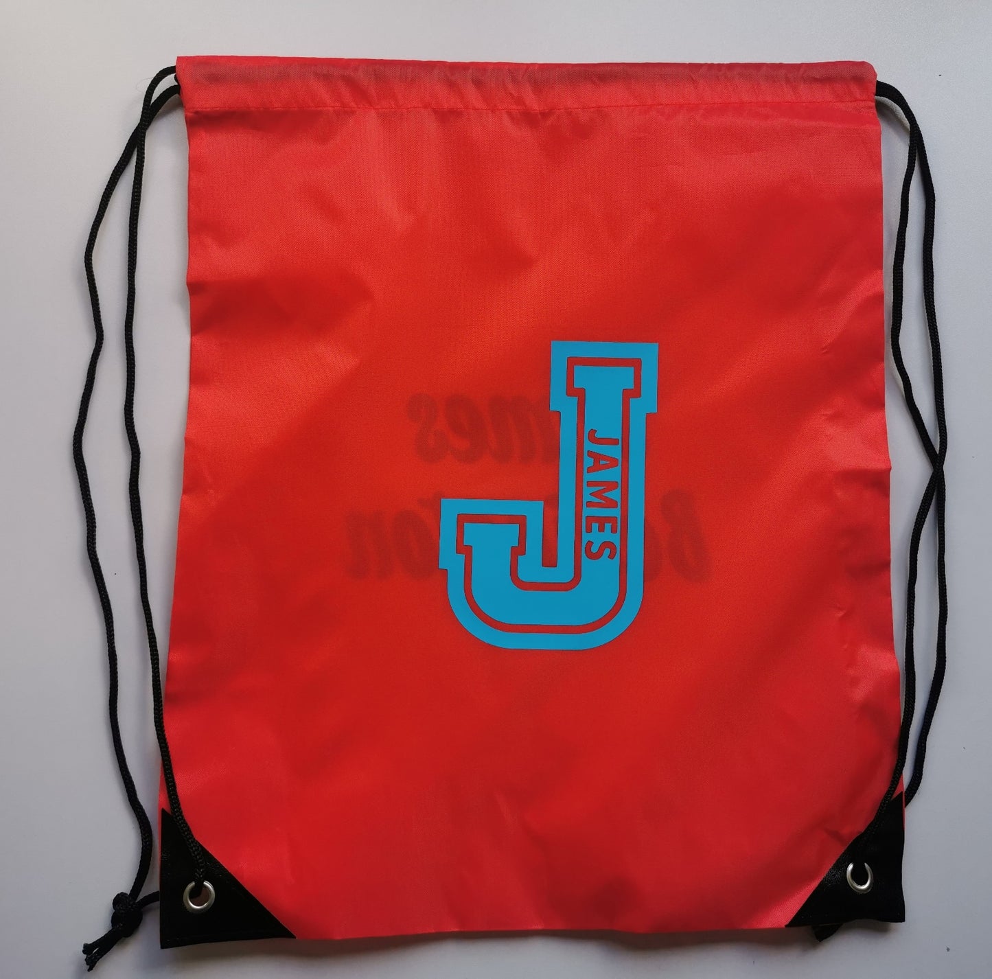 Personalised Drawstring PE Bag, Sports Bag, Swimming Bag, Gym Bag, Football Bag - 12 Colours