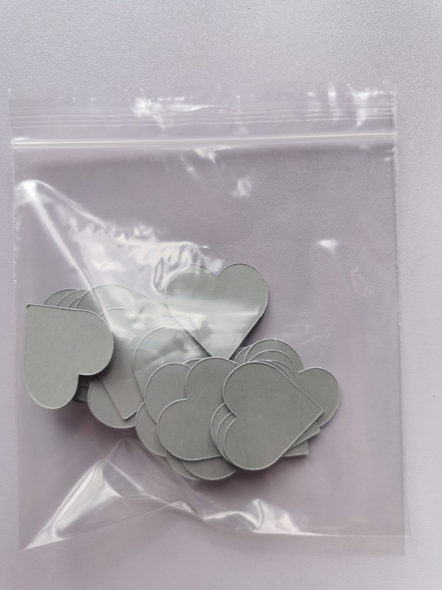 Pack of 40 3cm Coloured Card Hearts for Card Making, Scrapbooking & Crafts