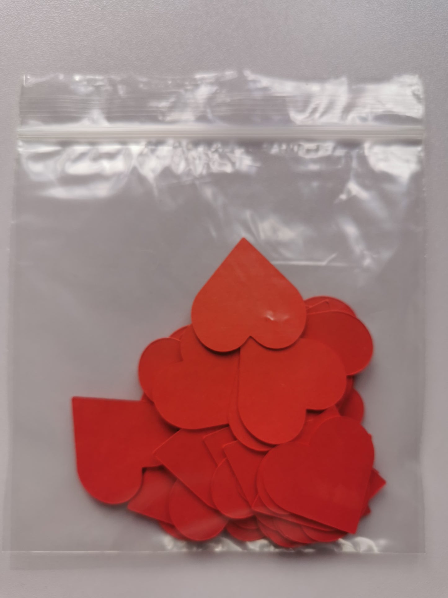 Pack of 40 3cm Coloured Card Hearts for Card Making, Scrapbooking & Crafts