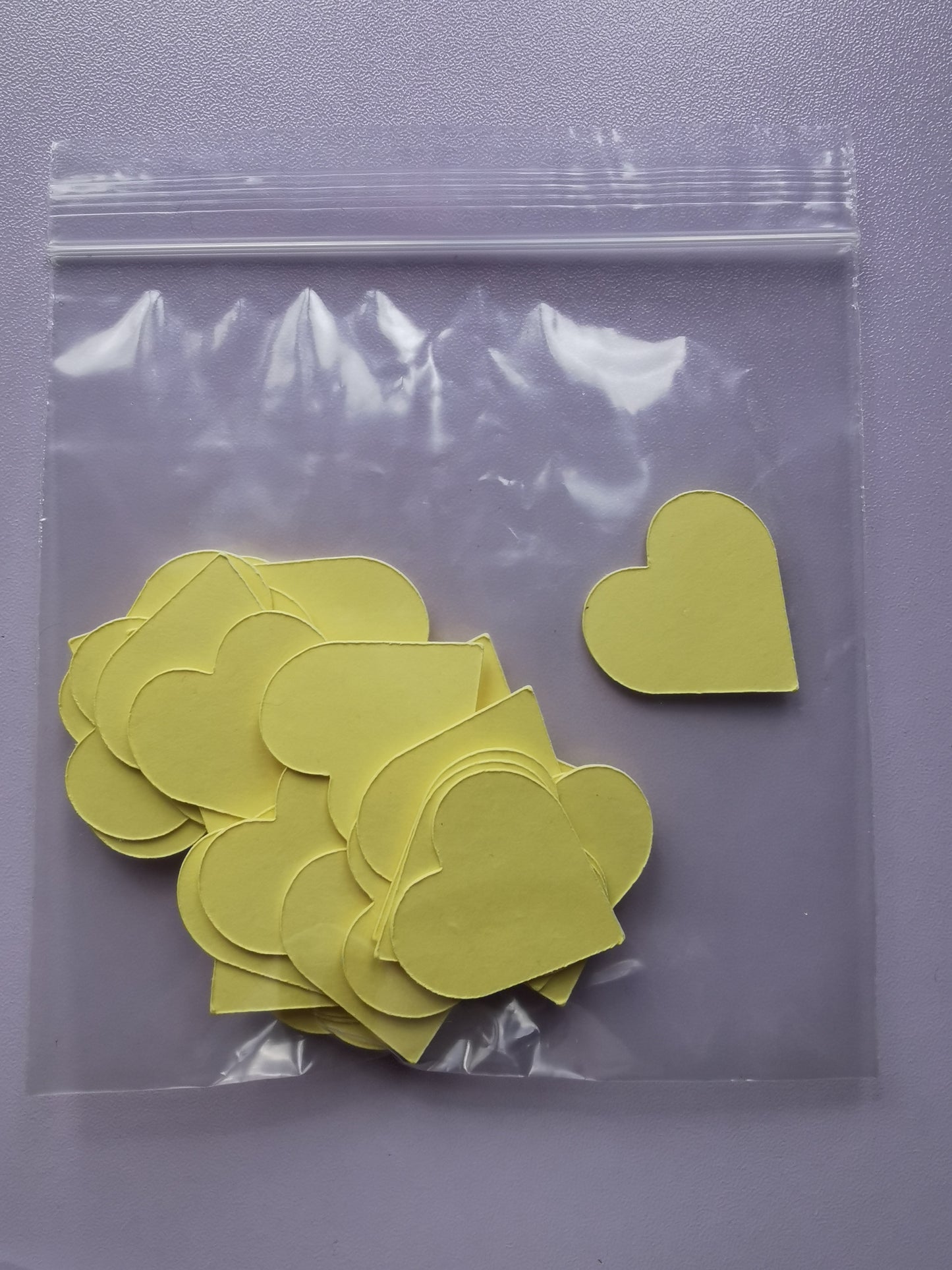 Pack of 40 3cm Coloured Card Hearts for Card Making, Scrapbooking & Crafts