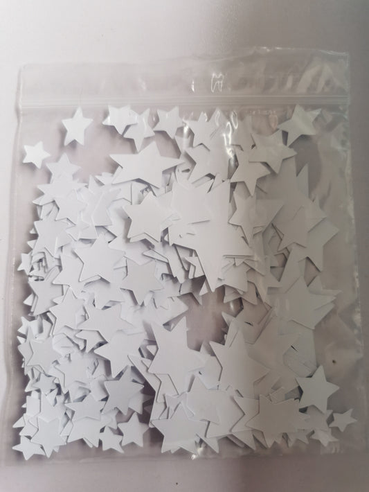 180+ White Stars - Various Sizes - For Card making, Scrapbooking & Crafts