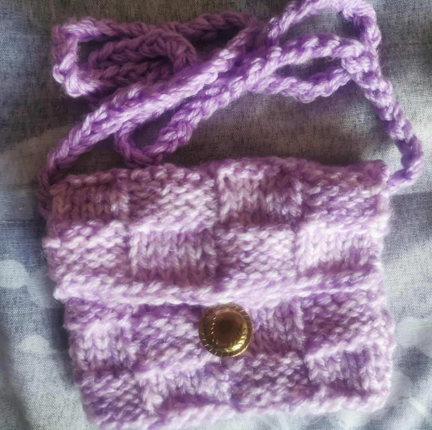 Girls Handmade Crochet Cross Body Purse