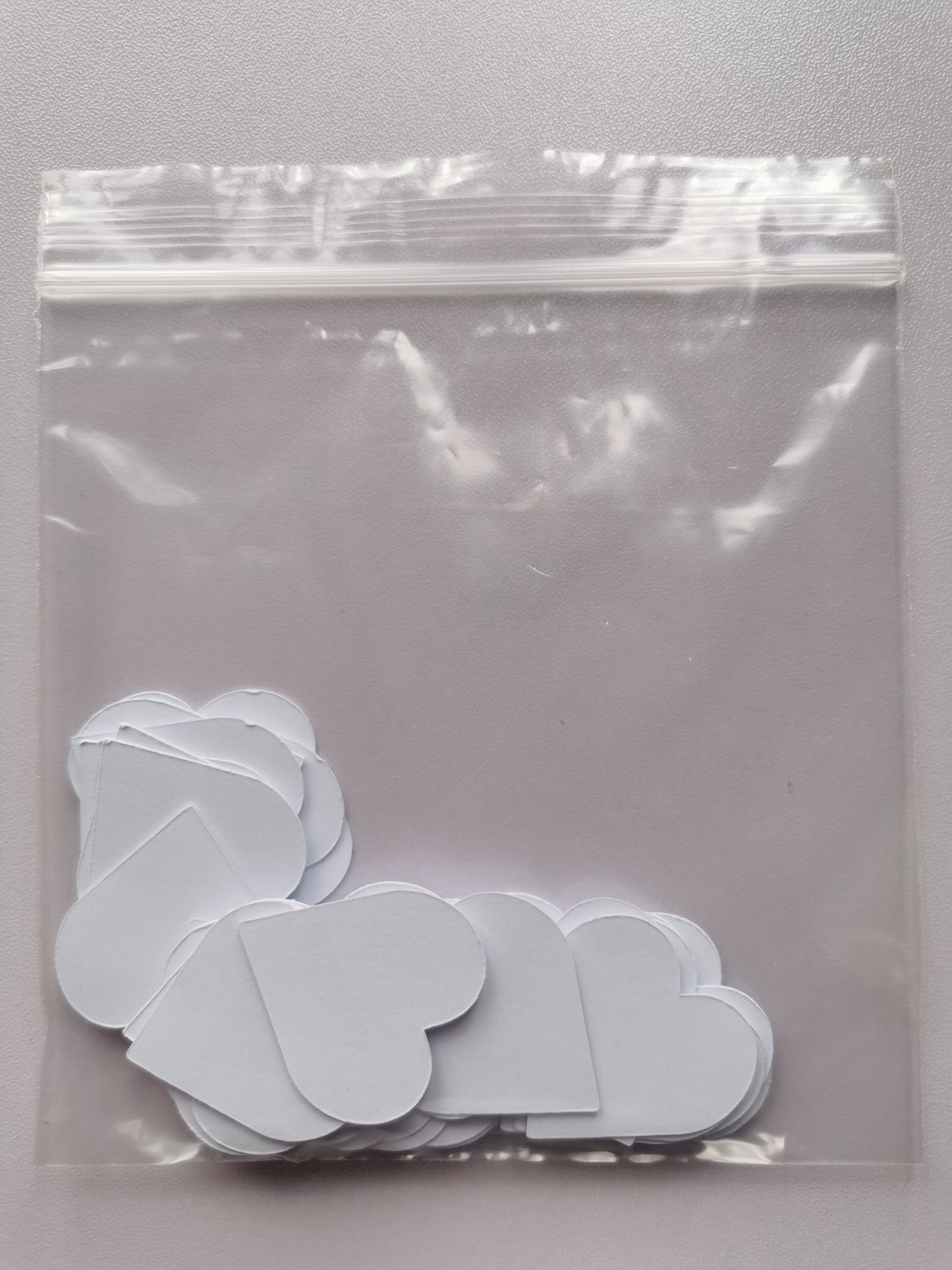 Pack of 40 3cm Coloured Card Hearts for Card Making, Scrapbooking & Crafts