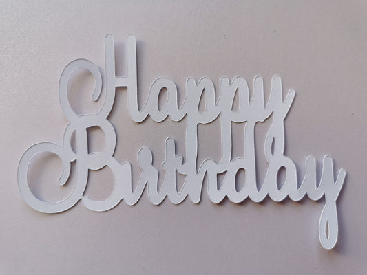 Happy Birthday Coloured Cake Topper